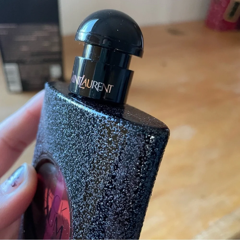 NIB Discontinued YSL Yves Saint Laurent BLACK OPIUM EAU DE PARFUM NEON 2.5 fl oz - Picture 9 of 12